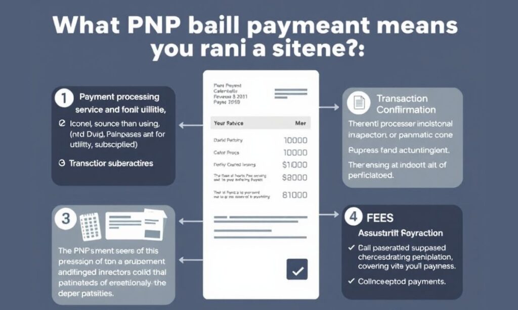 What does PNP bill payment mean on the bank statement?